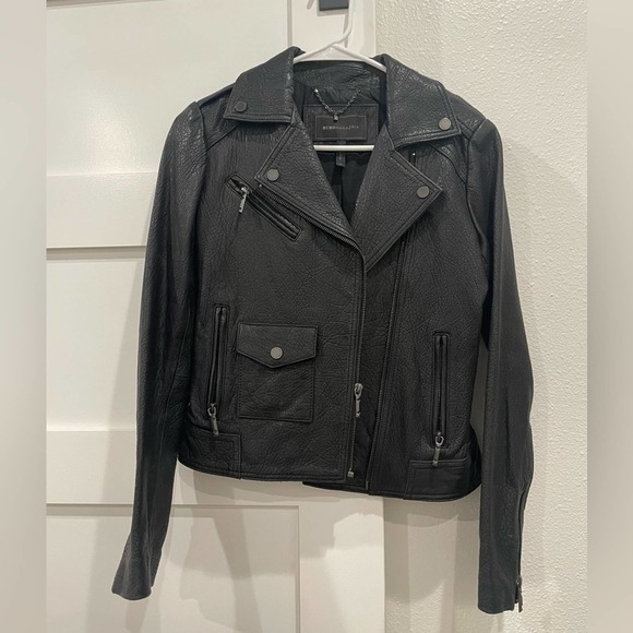 BCBGMAXAZRIA Classic Leather Jacket - Picture 2 of 5